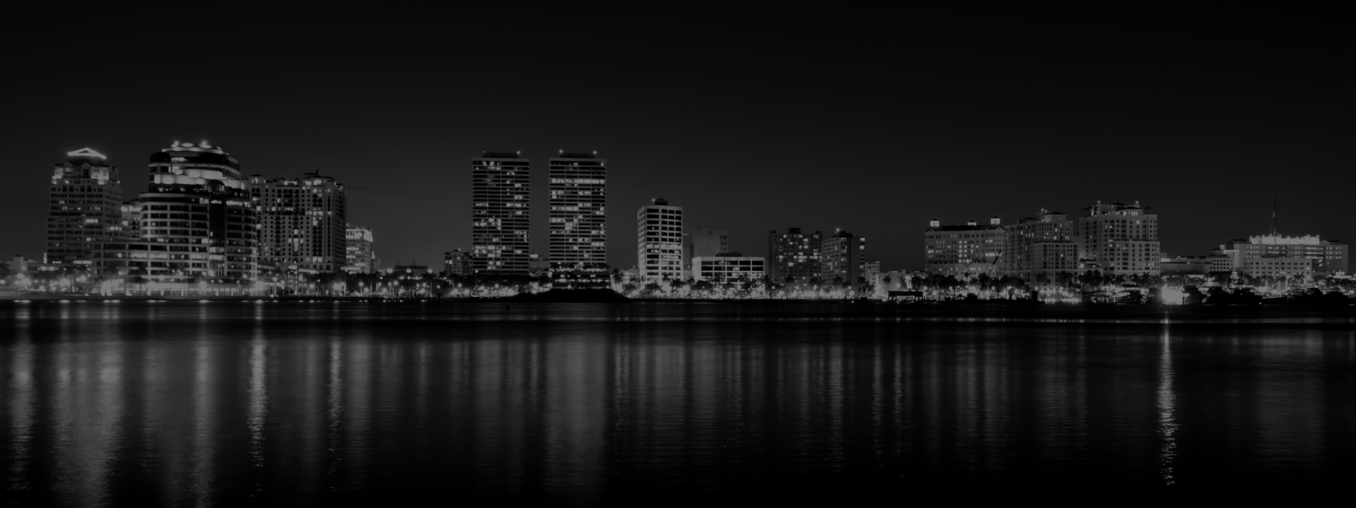 City in black and gray